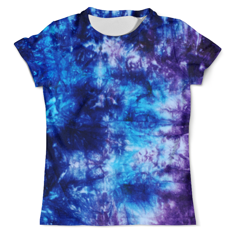 Printio Футболка с полной запечаткой (мужская) Tie-dye синий космос printio футболка с полной запечаткой мужская космический корабль