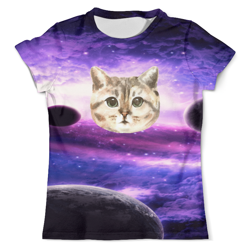 Printio Футболка с полной запечаткой (мужская) Котик