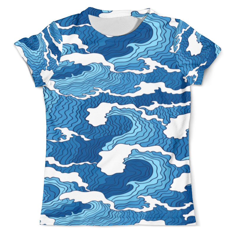 Printio Футболка с полной запечаткой (мужская) ☸waves☸ printio футболка с полной запечаткой мужская dynamic waves