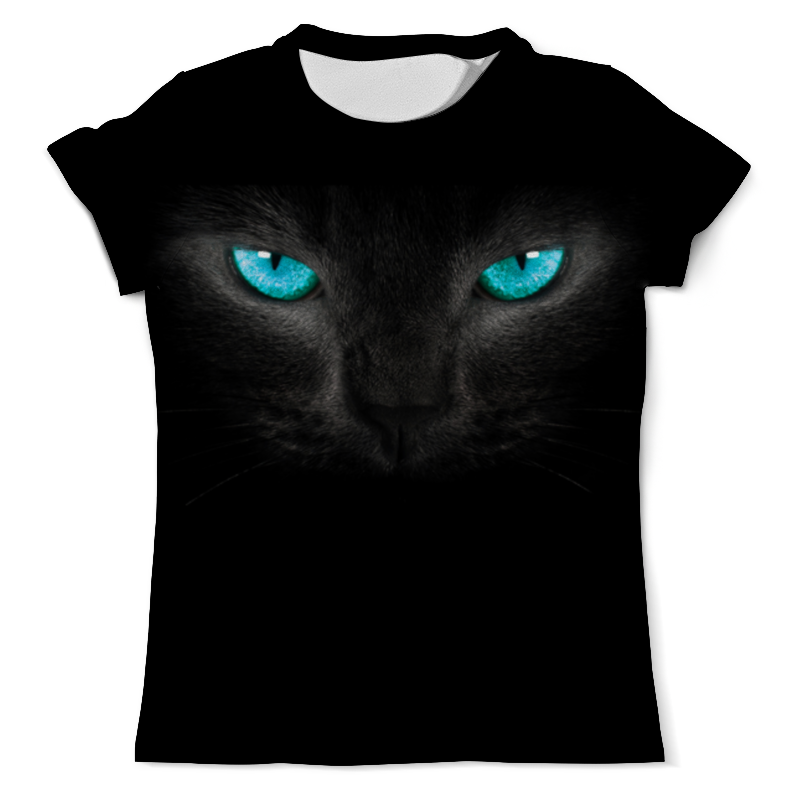 Printio Футболка с полной запечаткой (мужская) Взгляд черной кошки printio футболка с полной запечаткой мужская взгляд черной кошки