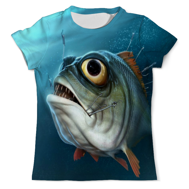 Printio Футболка с полной запечаткой (мужская) Большая рыбина (1) printio футболка с полной запечаткой мужская большая рыбина
