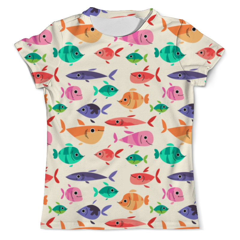 Printio Футболка с полной запечаткой (мужская) Рыбки printio футболка с полной запечаткой мужская тропические рыбки