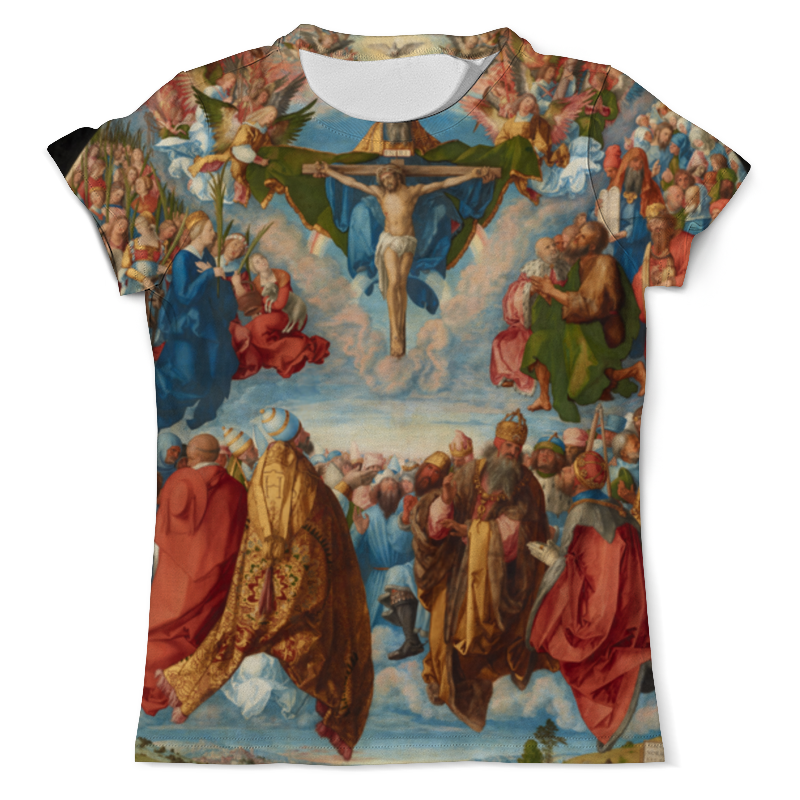 Printio Футболка с полной запечаткой (мужская) Поклонение святой троице (альбрехт дюрер)