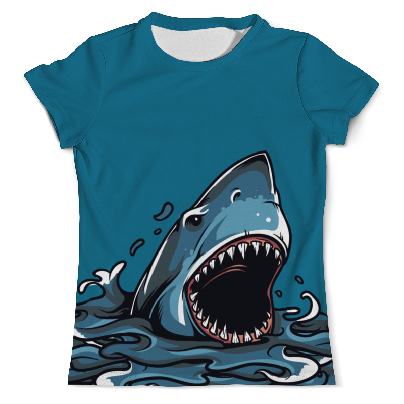 Printio Футболка с полной запечаткой (мужская) Акула printio футболка с полной запечаткой мужская атака хищной акулы