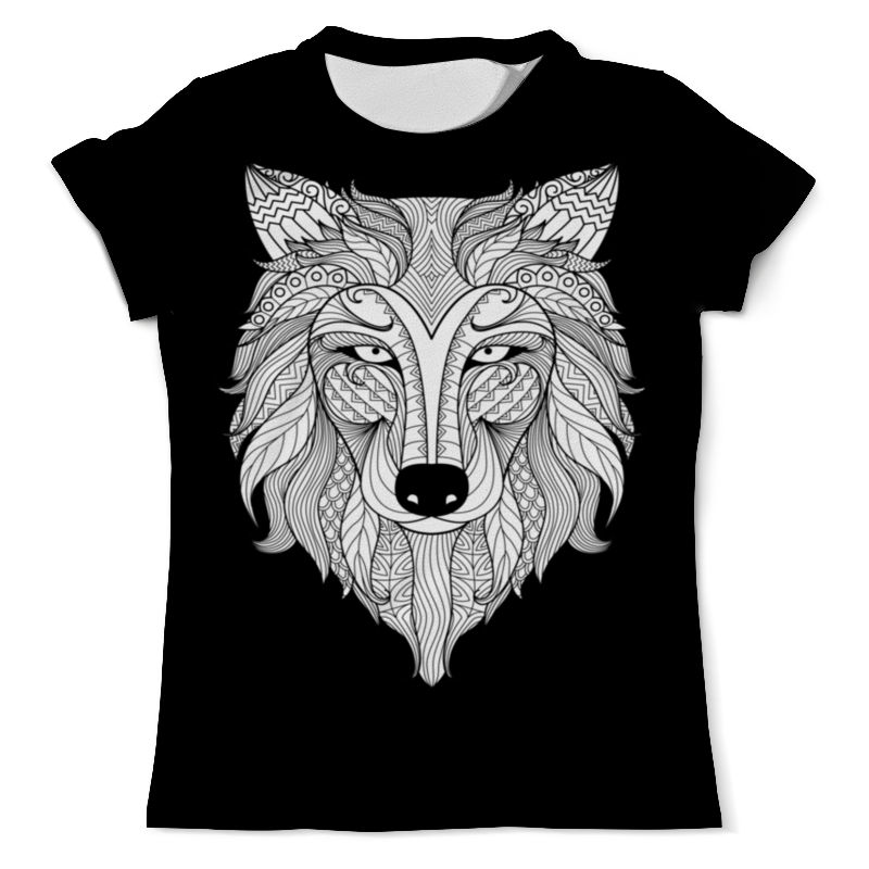 Printio Футболка с полной запечаткой (мужская) Голова волка printio футболка с полной запечаткой женская голова волка
