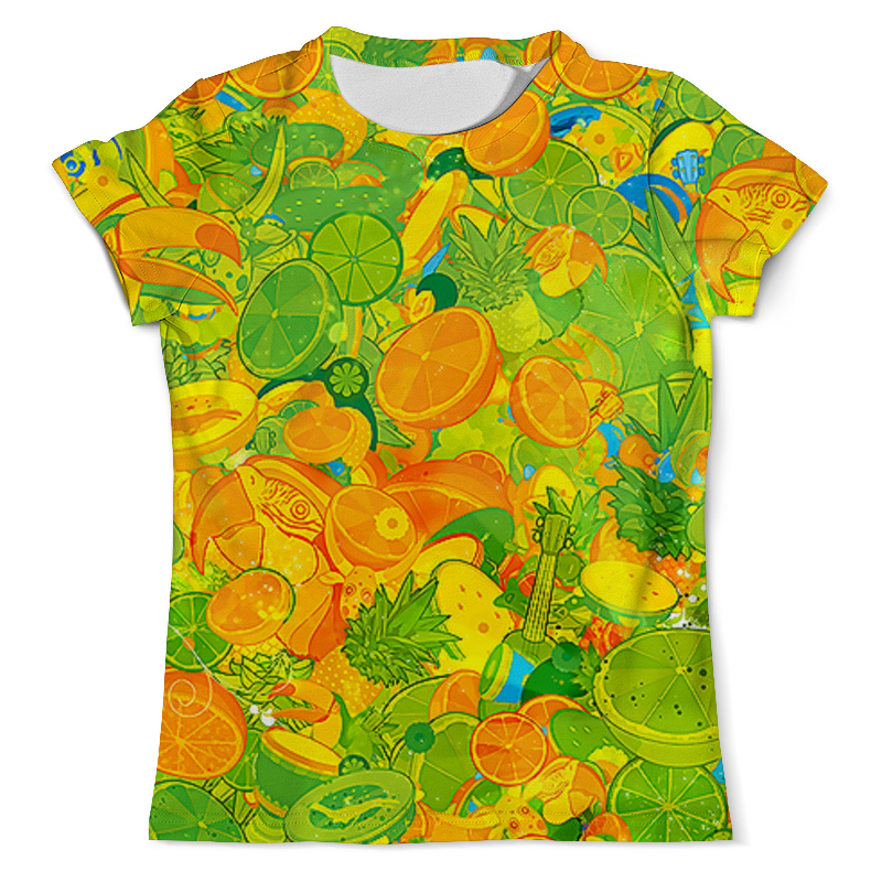 Printio Футболка с полной запечаткой (мужская) Сочные фрукты printio футболка с полной запечаткой мужская сочные краски