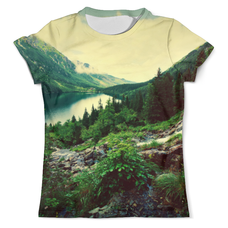 Printio Футболка с полной запечаткой (мужская) Лес и горы printio футболка с полной запечаткой женская горы и лес