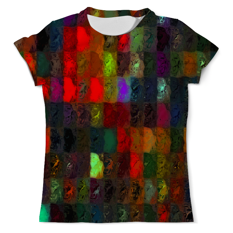 Printio Футболка с полной запечаткой (мужская) Кубики красками printio футболка с полной запечаткой для девочек кубики красками