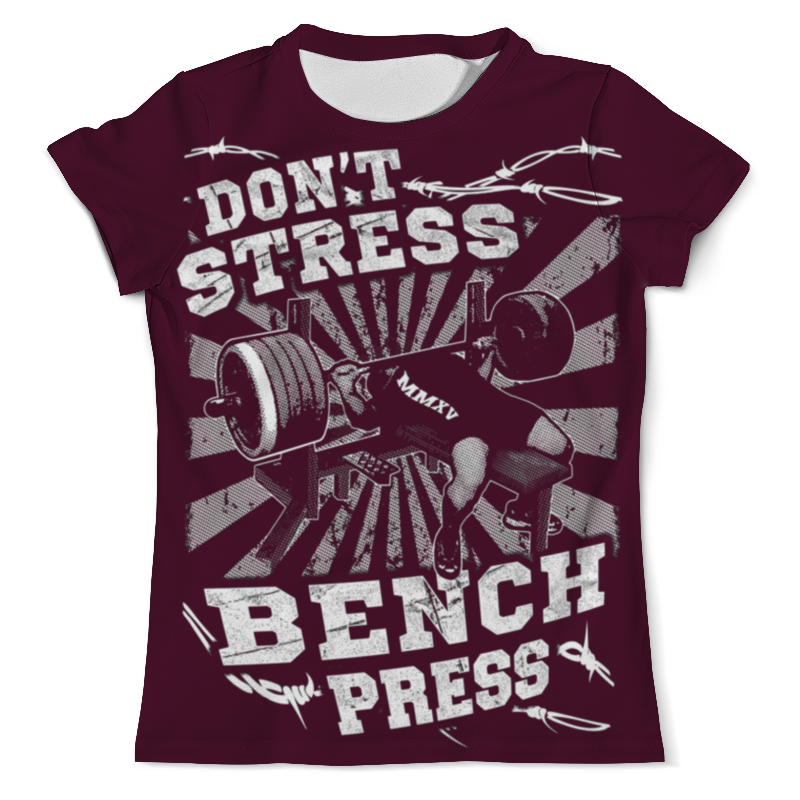 Printio Футболка с полной запечаткой (мужская) Bench press printio свитшот мужской с полной запечаткой bench press