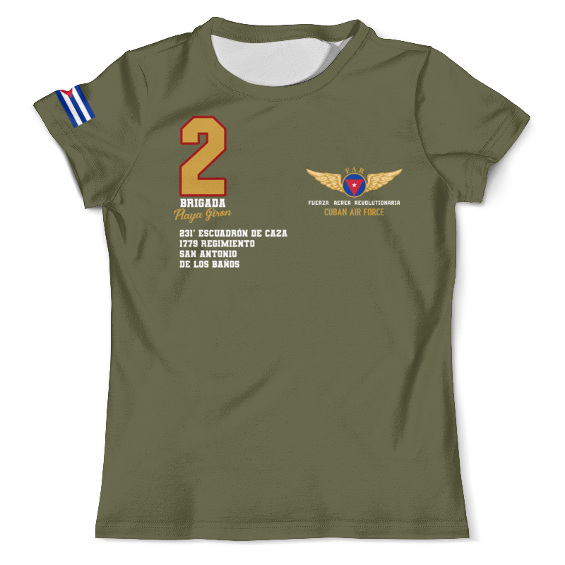 printio футболка с полной запечаткой мужская военно воздушные силы Printio Футболка с полной запечаткой (мужская) Ввс кубы