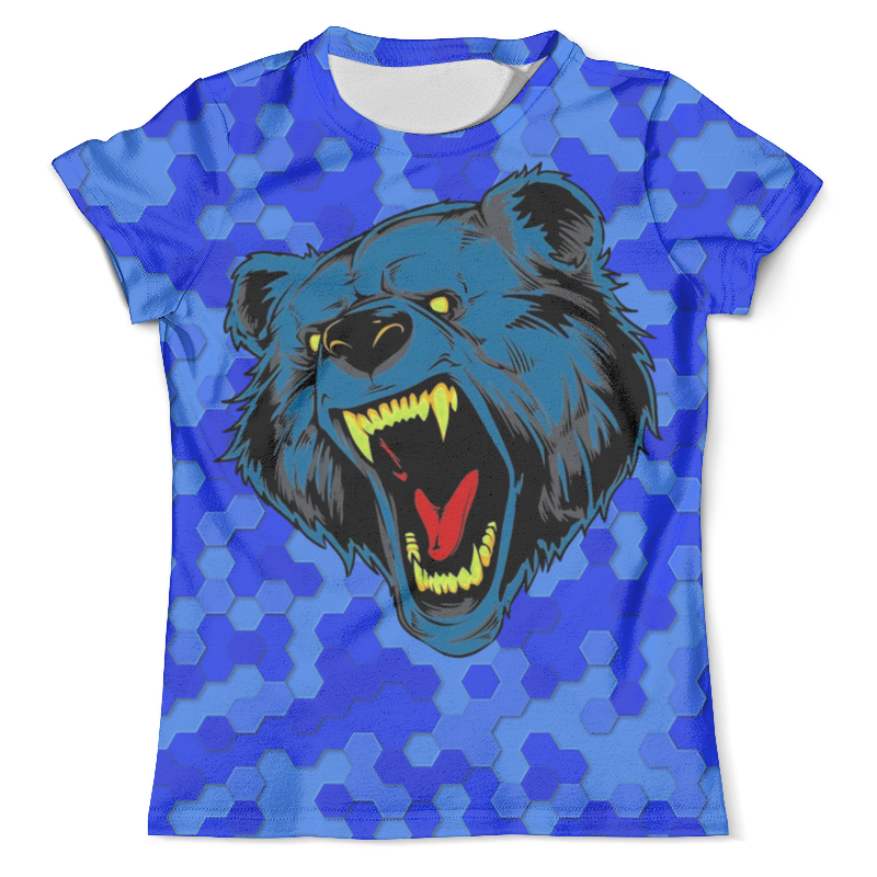 Printio Футболка с полной запечаткой (мужская) Blue bear