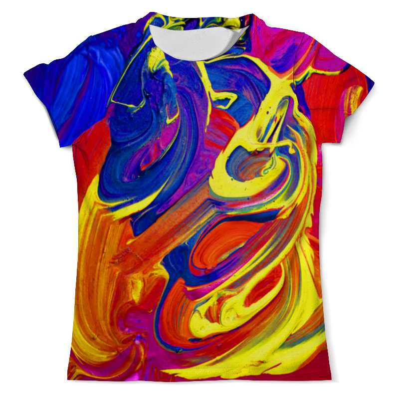 printio футболка с полной запечаткой мужская застывшие яркие краски Printio Футболка с полной запечаткой (мужская) Яркие краски
