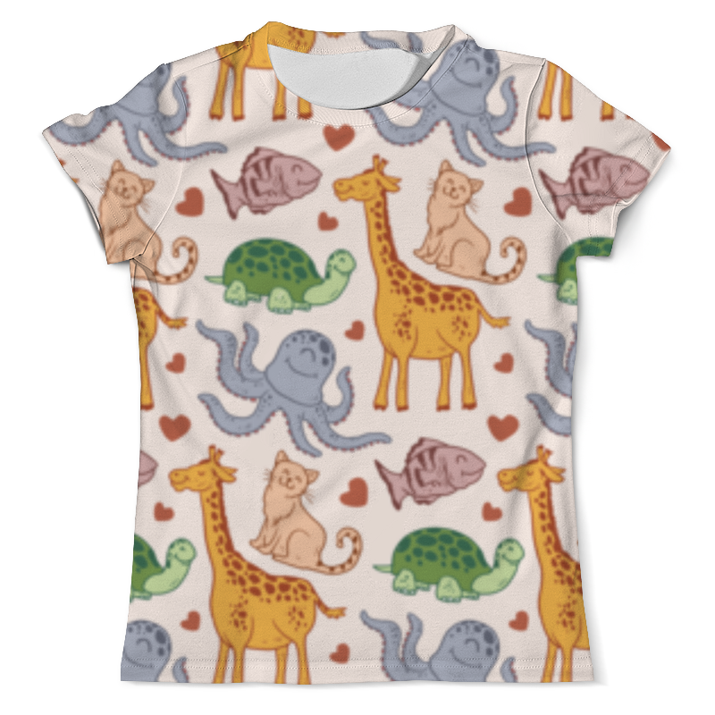 Printio Футболка с полной запечаткой (мужская) Зверинец