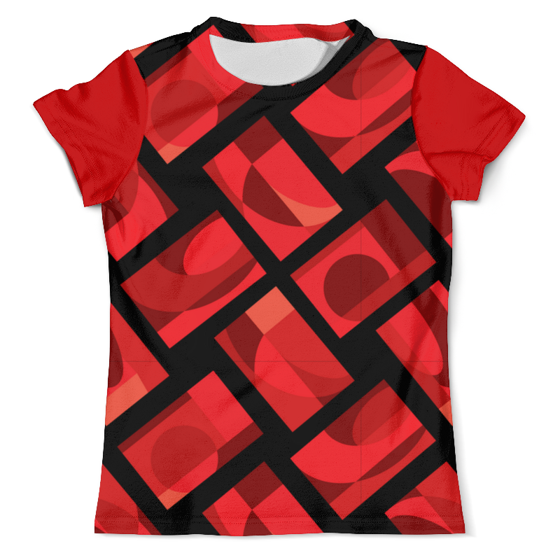 Printio Футболка с полной запечаткой (мужская) Красная абстракция printio футболка с полной запечаткой мужская красная краска