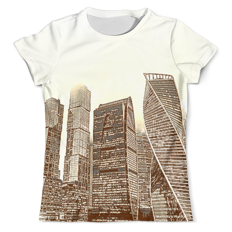 Printio Футболка с полной запечаткой (мужская) Мегаполис. printio футболка с полной запечаткой мужская мегаполис города