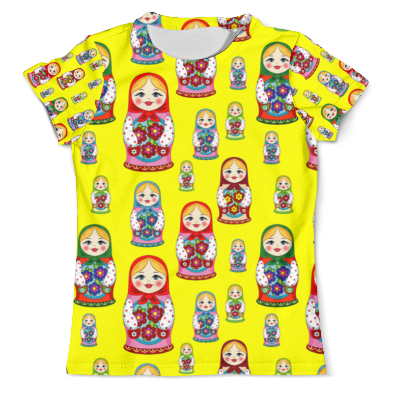 Printio Футболка с полной запечаткой (мужская) Матрешки