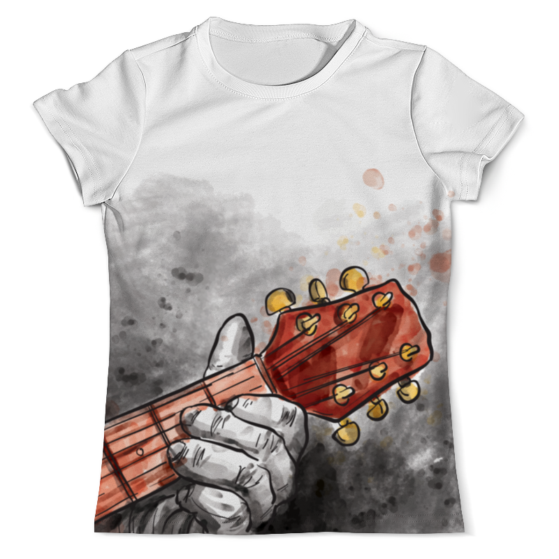 Printio Футболка с полной запечаткой (мужская) Гитарист printio футболка с полной запечаткой для девочек гитарист
