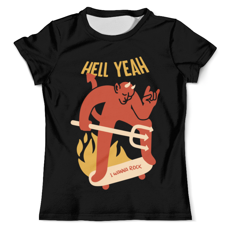Printio Футболка с полной запечаткой (мужская) Дьявол hell yeah футболка с полной запечаткой мужская printio морской дьявол