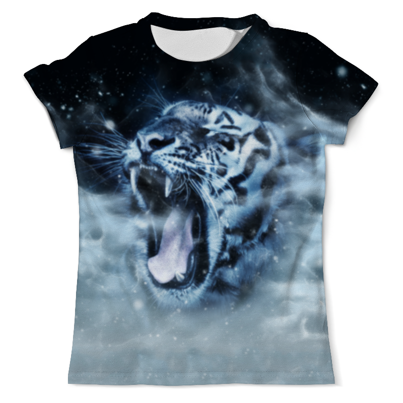Printio Футболка с полной запечаткой (мужская) Хищный тигр printio футболка с полной запечаткой мужская хищный лев