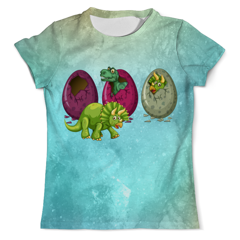 Printio Футболка с полной запечаткой (мужская) Яйца динозавра printio футболка с полной запечаткой мужская череп динозавра
