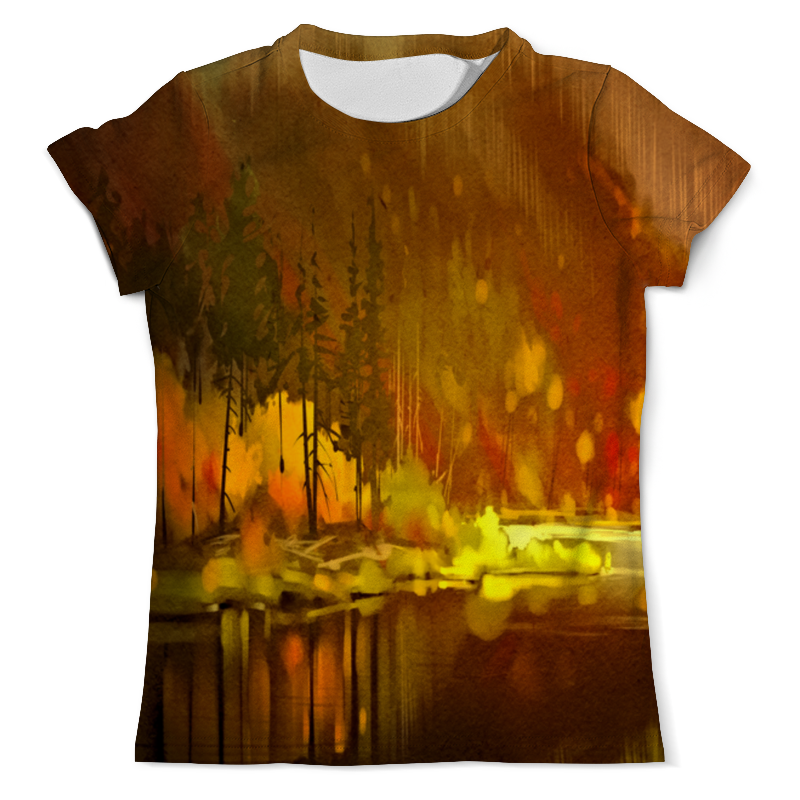 Printio Футболка с полной запечаткой (мужская) Осенний лес printio футболка с полной запечаткой женская осенний лес