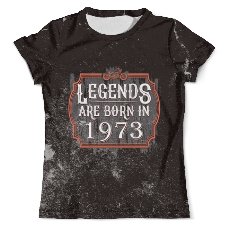 Printio Футболка с полной запечаткой (мужская) Legends are born in 1973 printio футболка с полной запечаткой мужская legends are born in july