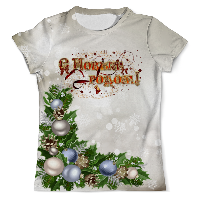 Printio Футболка с полной запечаткой (мужская) Новый год