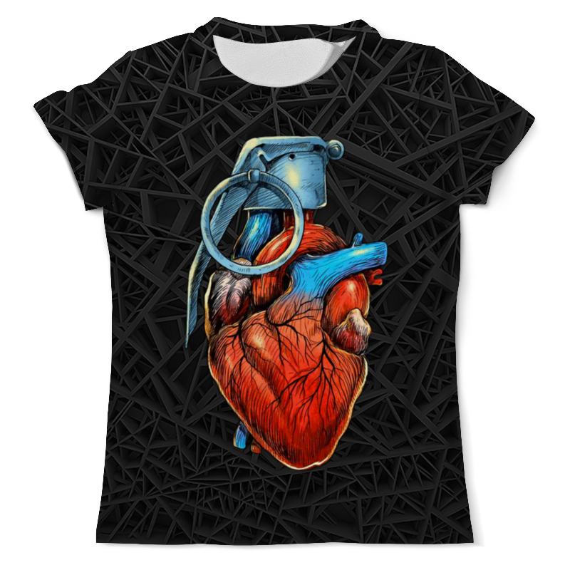 Printio Футболка с полной запечаткой (мужская) Blasting heart printio футболка с полной запечаткой мужская broken heart