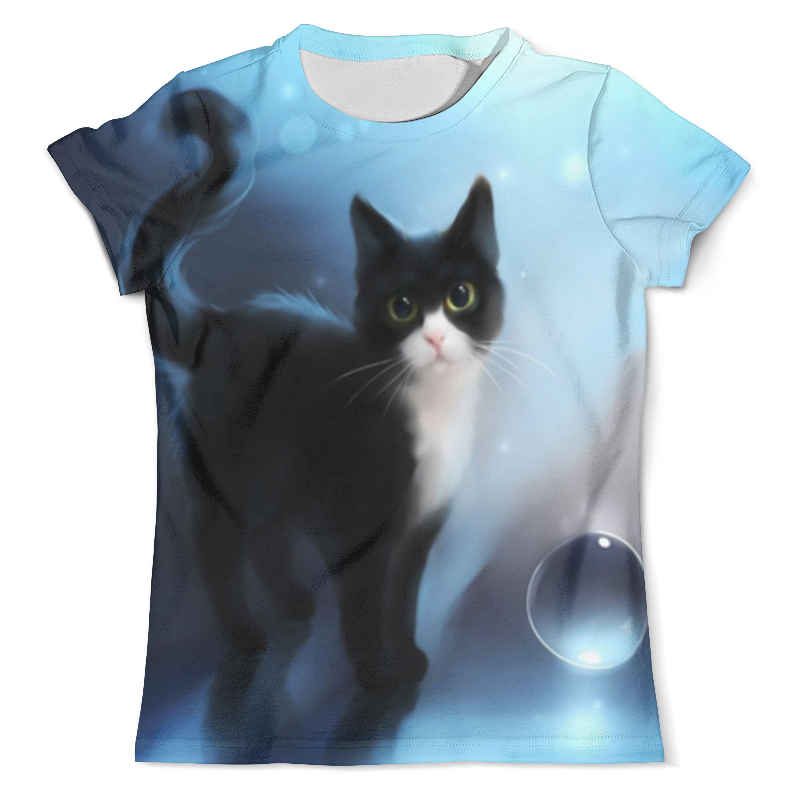 Printio Футболка с полной запечаткой (мужская) Кошка printio футболка с полной запечаткой мужская черная кошка
