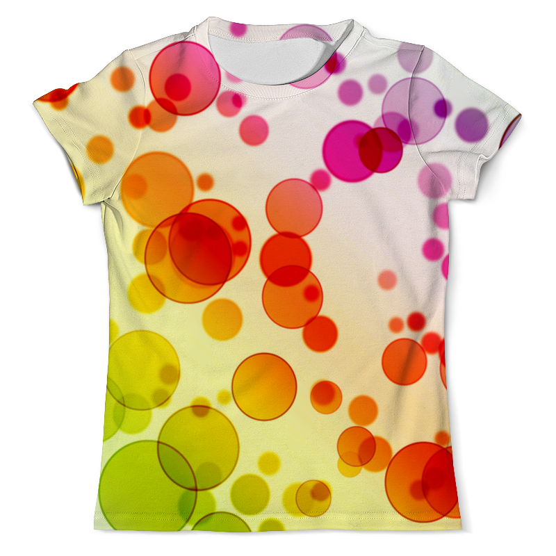 printio футболка с полной запечаткой мужская разноцветные кляксы Printio Футболка с полной запечаткой (мужская) Разноцветные круги
