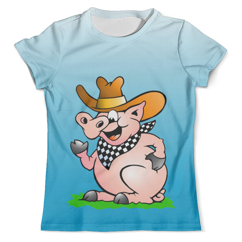 Printio Футболка с полной запечаткой (мужская) Свинья из техаса printio футболка с полной запечаткой мужская свинья