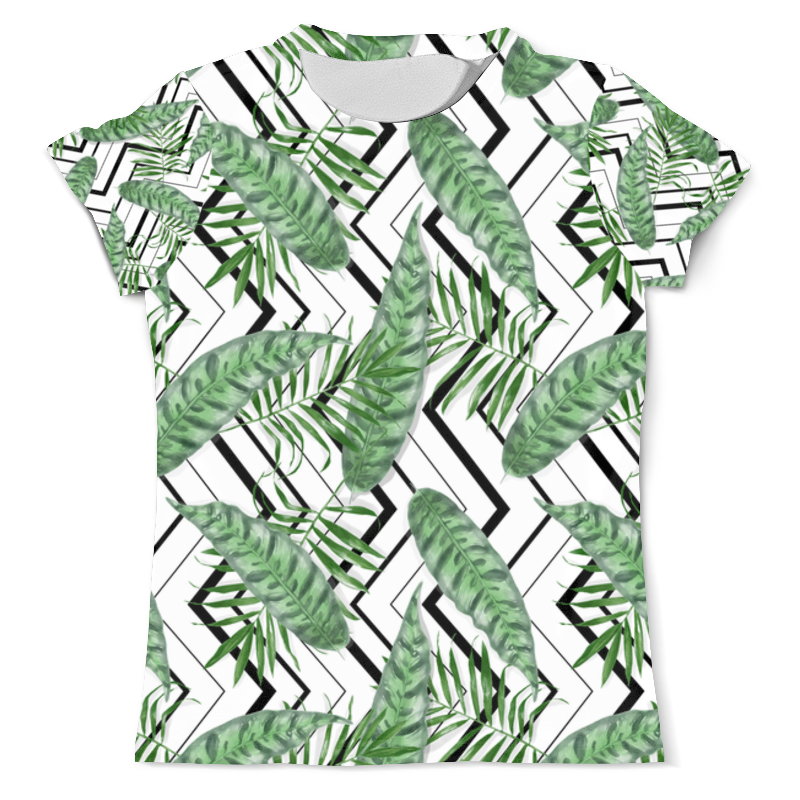 Printio Футболка с полной запечаткой (мужская) Листья printio футболка с полной запечаткой мужская расписные листья