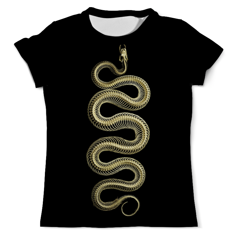 Printio Футболка с полной запечаткой (мужская) Скелет змеи printio футболка с полной запечаткой женская скелет змеи
