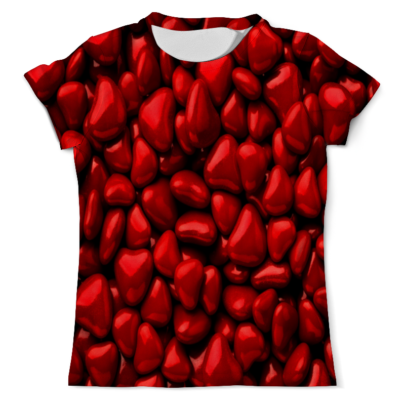 Printio Футболка с полной запечаткой (мужская) Множество сердец printio футболка с полной запечаткой женская множество сердец
