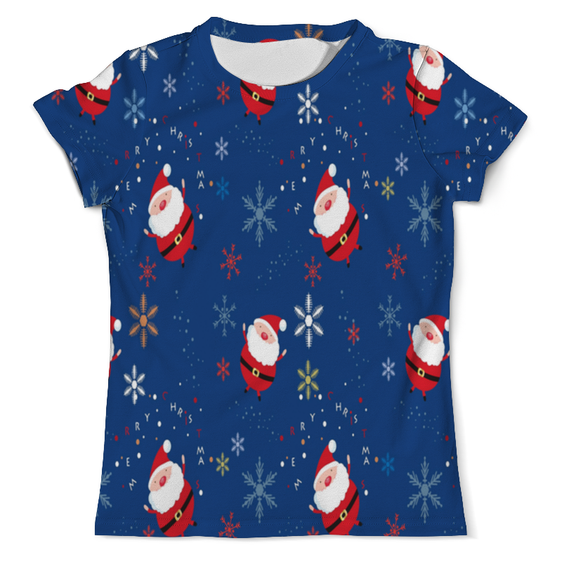 printio футболка с полной запечаткой для девочек снеговички и деды морозы Printio Футболка с полной запечаткой (мужская) Деды морозы