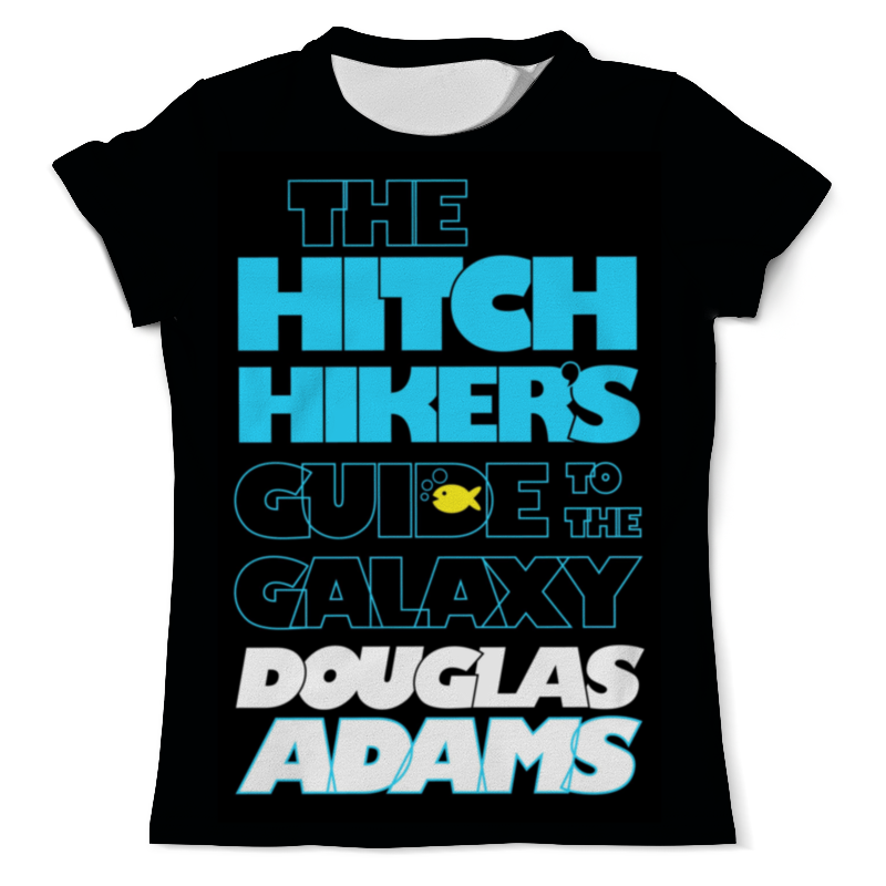 Printio Футболка с полной запечаткой (мужская) Автостопом по галактике