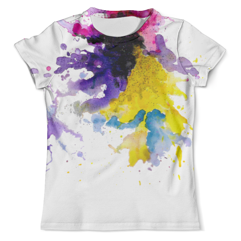 Printio Футболка с полной запечаткой (мужская) Брызги красок printio футболка с полной запечаткой женская акварельные брызги