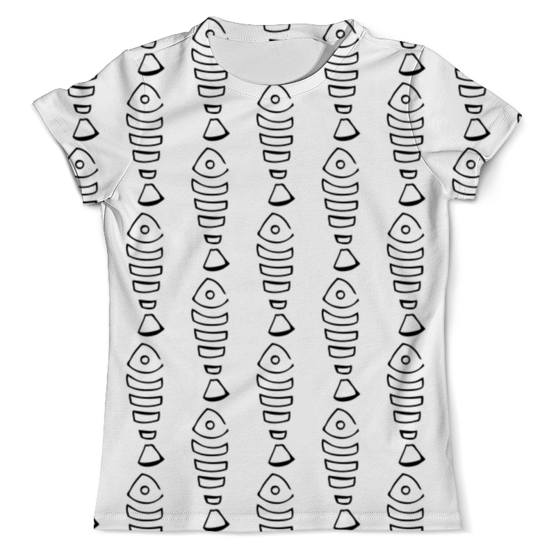 printio футболка с полной запечаткой мужская абстрактные штрихи Printio Футболка с полной запечаткой (мужская) Абстрактные рыбы
