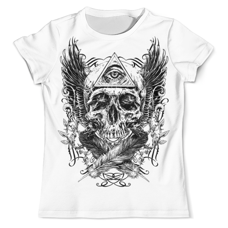 Printio Футболка с полной запечаткой (мужская) Skull printio футболка с полной запечаткой мужская santa muerte skull