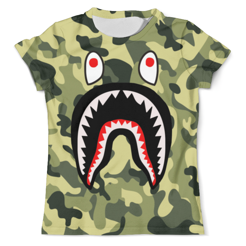 Printio Футболка с полной запечаткой (мужская) Акула printio футболка с полной запечаткой мужская уотсон и акула джон синглтон копли