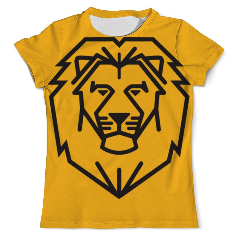 Printio Футболка с полной запечаткой (мужская) Лев. стилизация printio футболка с полной запечаткой мужская морда льва