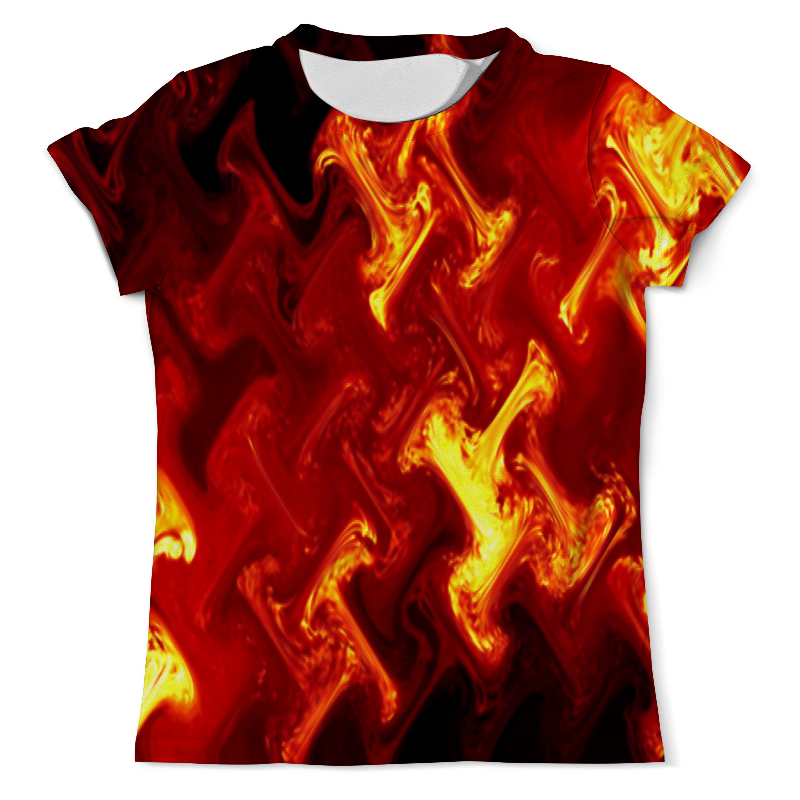 Printio Футболка с полной запечаткой (мужская) Огненный узор printio футболка с полной запечаткой мужская огненный волк