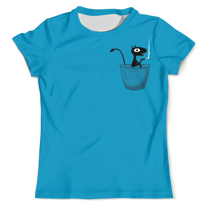 Printio Футболка с полной запечаткой (мужская) Люцик в кармашке мужская футболка кот в кармашке 2xl черный