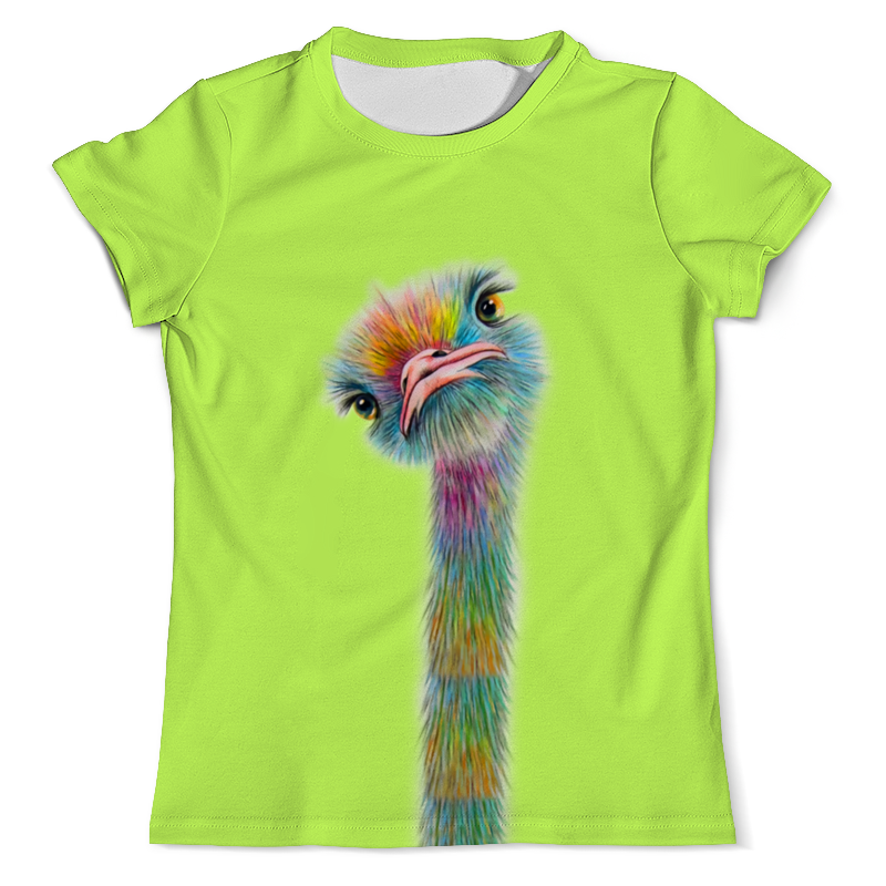 Printio Футболка с полной запечаткой (мужская) Страус