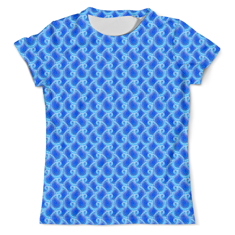 Printio Футболка с полной запечаткой (мужская) Этно-орнамент синее море printio футболка с полной запечаткой мужская орнамент пейсли