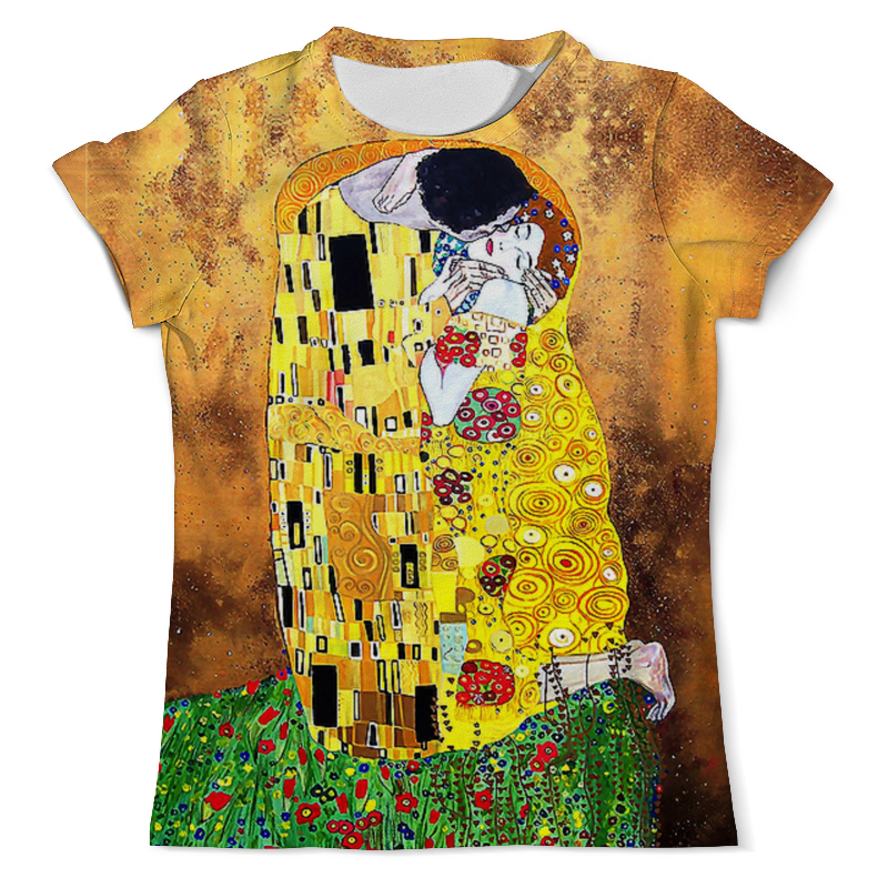 Printio Футболка с полной запечаткой (мужская) поцелуй(gustav klimt) printio гобелен 180х145 поцелуй gustav klimt