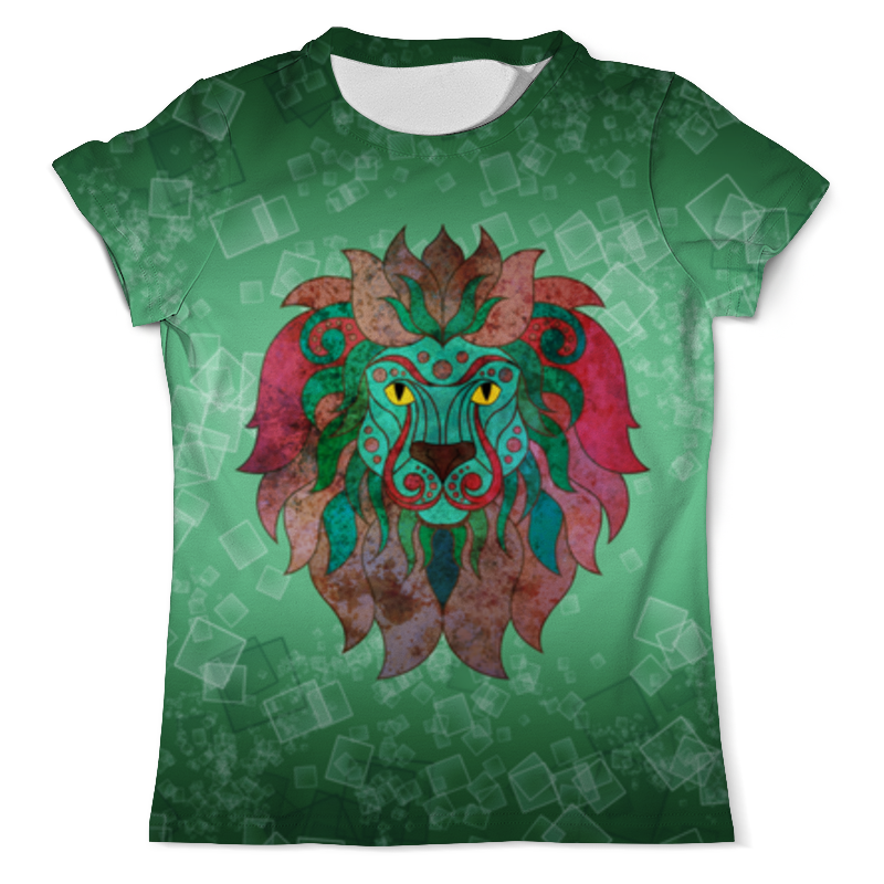 Printio Футболка с полной запечаткой (мужская) Яркий лев
