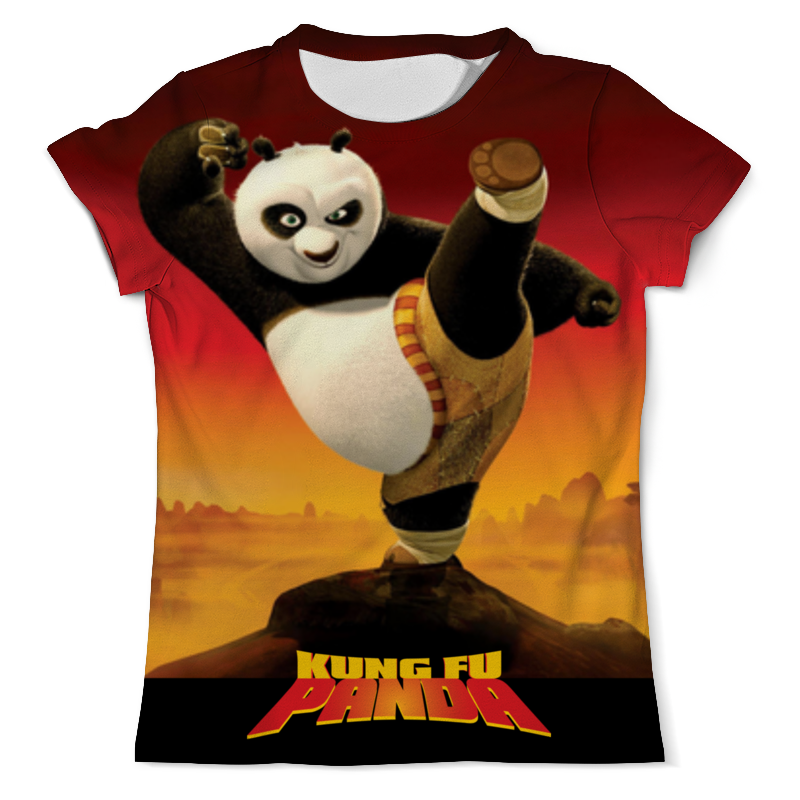 Printio Футболка с полной запечаткой (мужская) Kung fu panda 3
