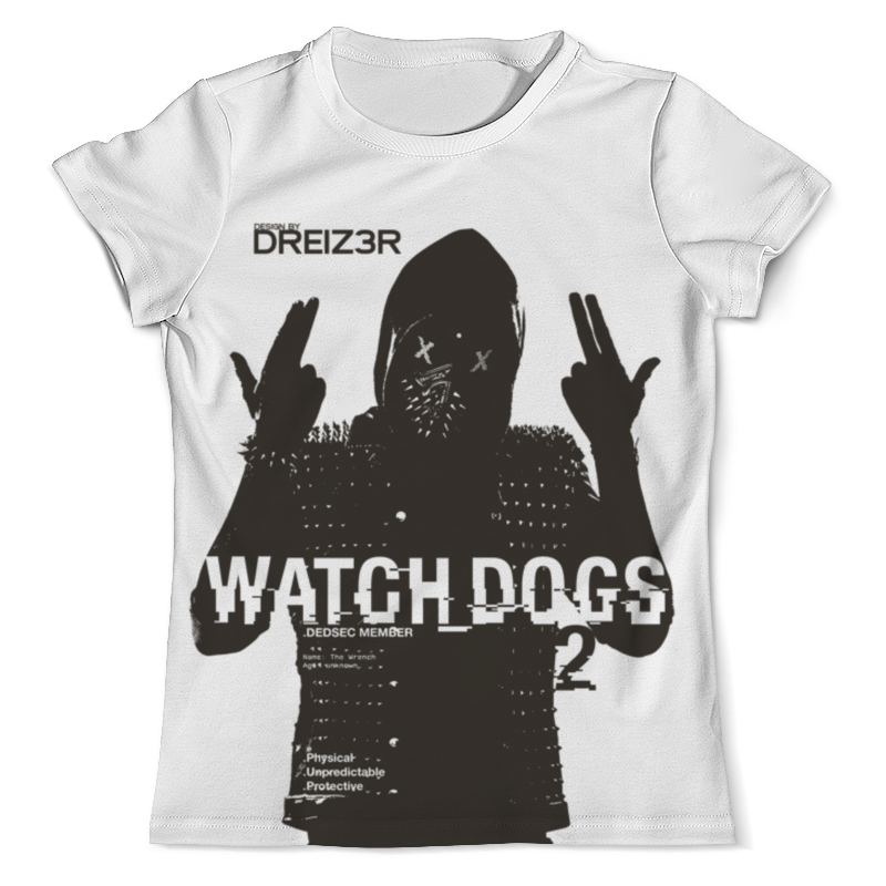 Printio Футболка с полной запечаткой (мужская) Watch dogs by dreizer printio футболка с полной запечаткой мужская watch dogs 2