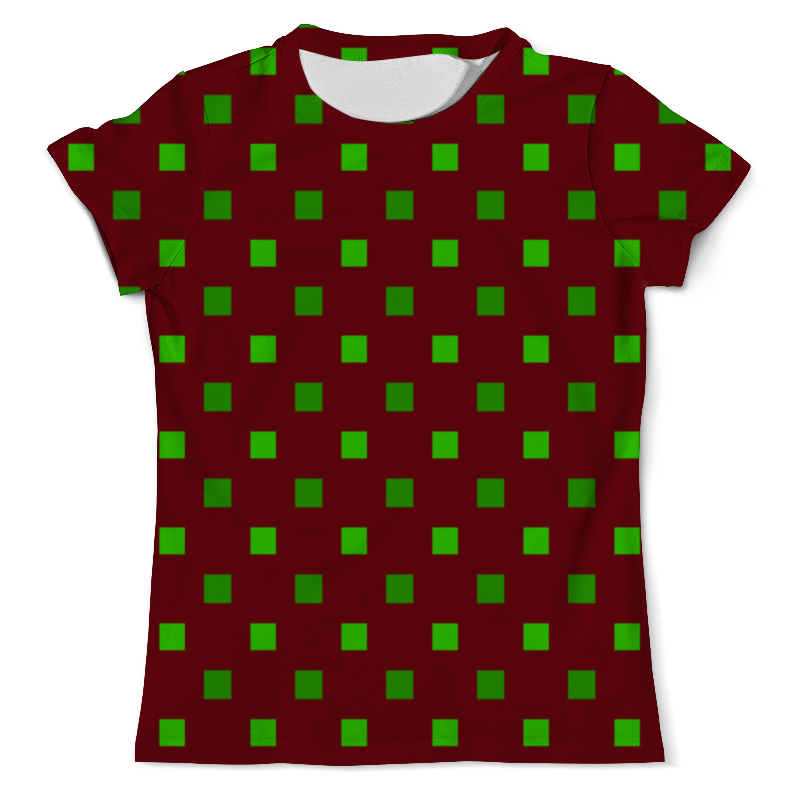 Printio Футболка с полной запечаткой (мужская) Зеленые квадраты printio футболка с полной запечаткой женская зеленые квадраты